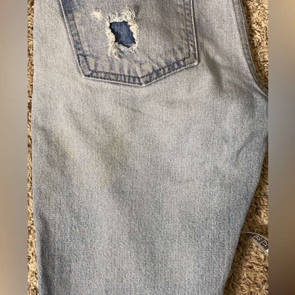 Mousey distressed tapered denim size 27 100% cotton jeans vintage. - Picture 10 of 13